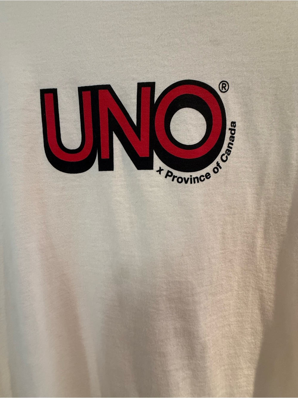 UNO® x Province of Canada Tshirt men’s S size - Picture 2 of 4